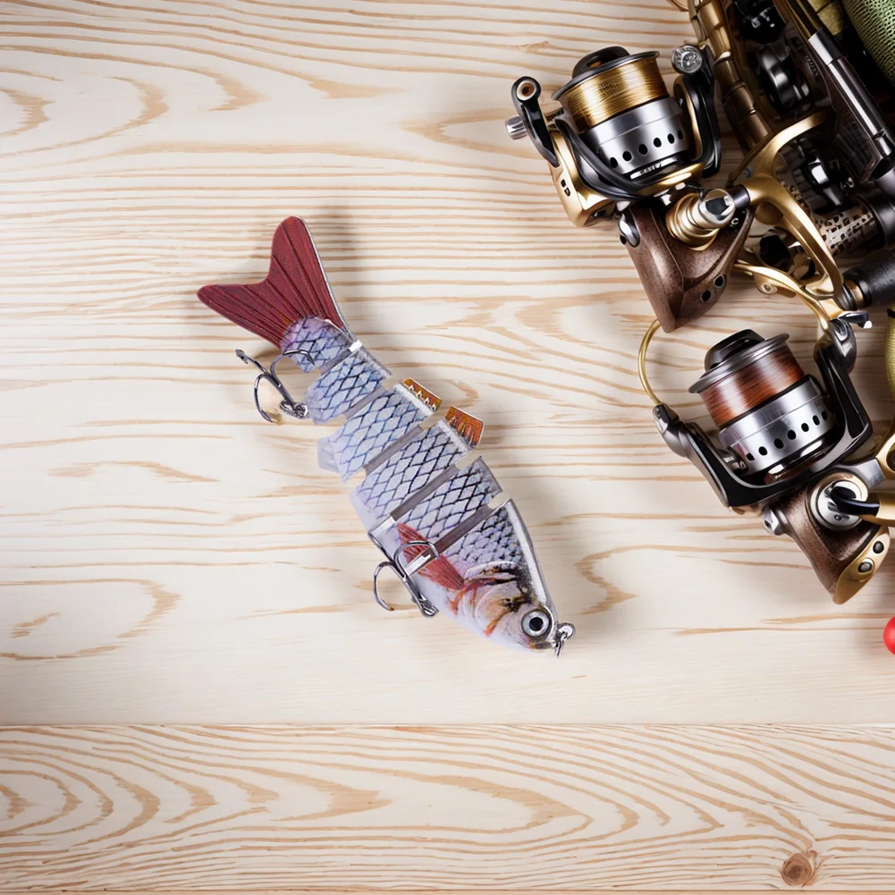 

Роботизированная рыболовная приманка 10 см/16,5 г с тройными крючками, 3D искусственная жесткая приманка с 3D глазами, бионическая плавающая приманка для пресной и соленой воды