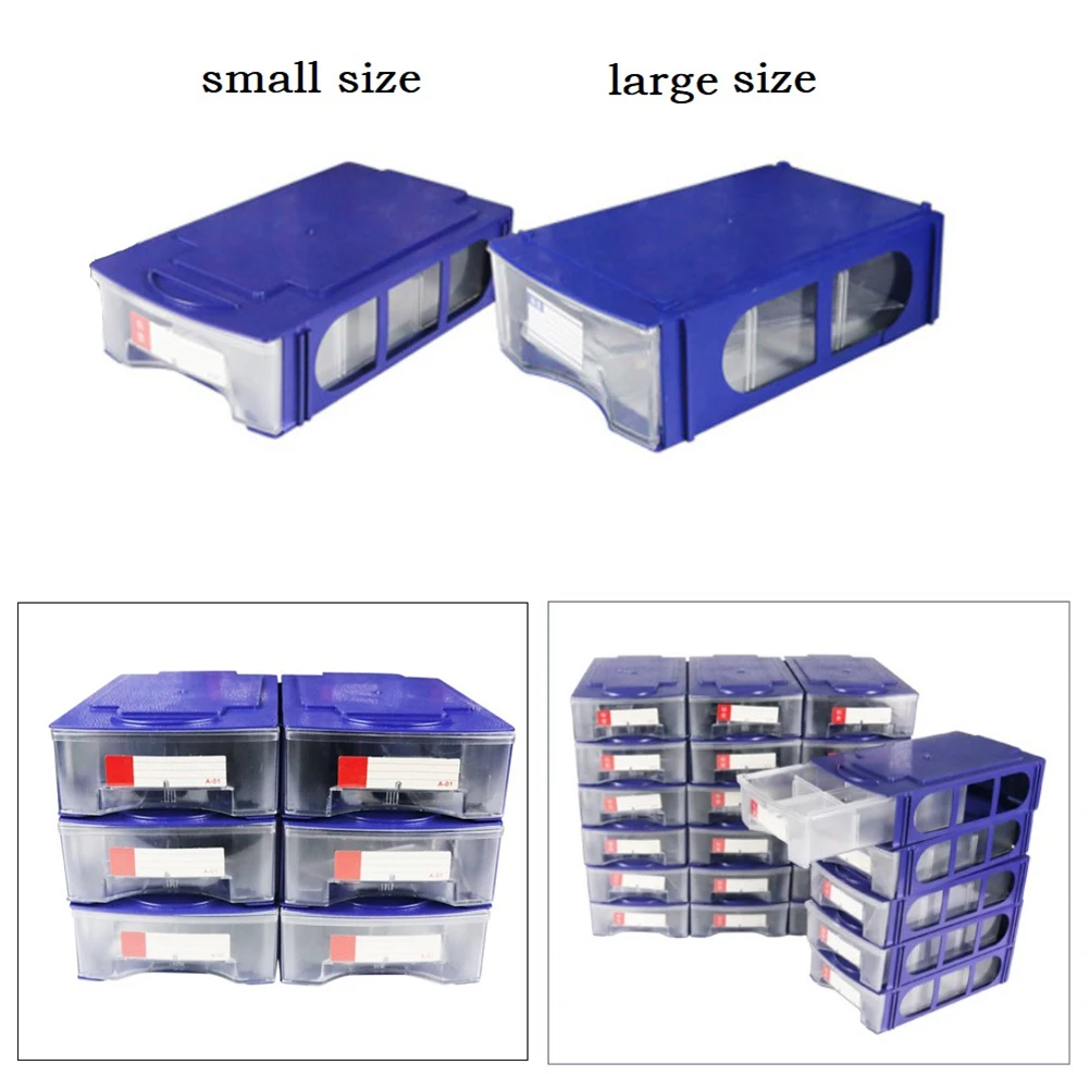 Storage Box Stackable Plastic Hardware Parts Storage Boxes Component Screws Tools Organizer Combined Cabinet Drawer Case Box