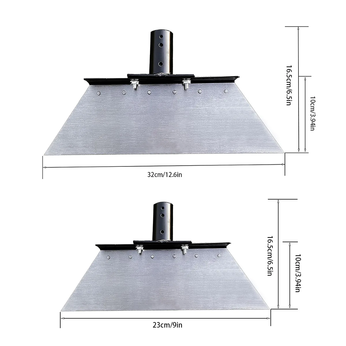 Heavy Duty Garden Weeding Shovel Steel Lawn Weed Removal Tool Multi-Purpose Farm Cleaning Shovel Ground Scraper for Outdoor Use