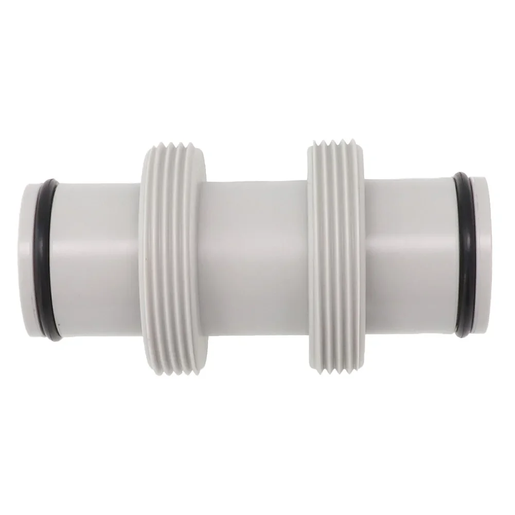 Adaptador de manguera con conector recto para piscina, conector para manguera dividida Intex, adaptador de extensión de manguera con válvula de émbolo
