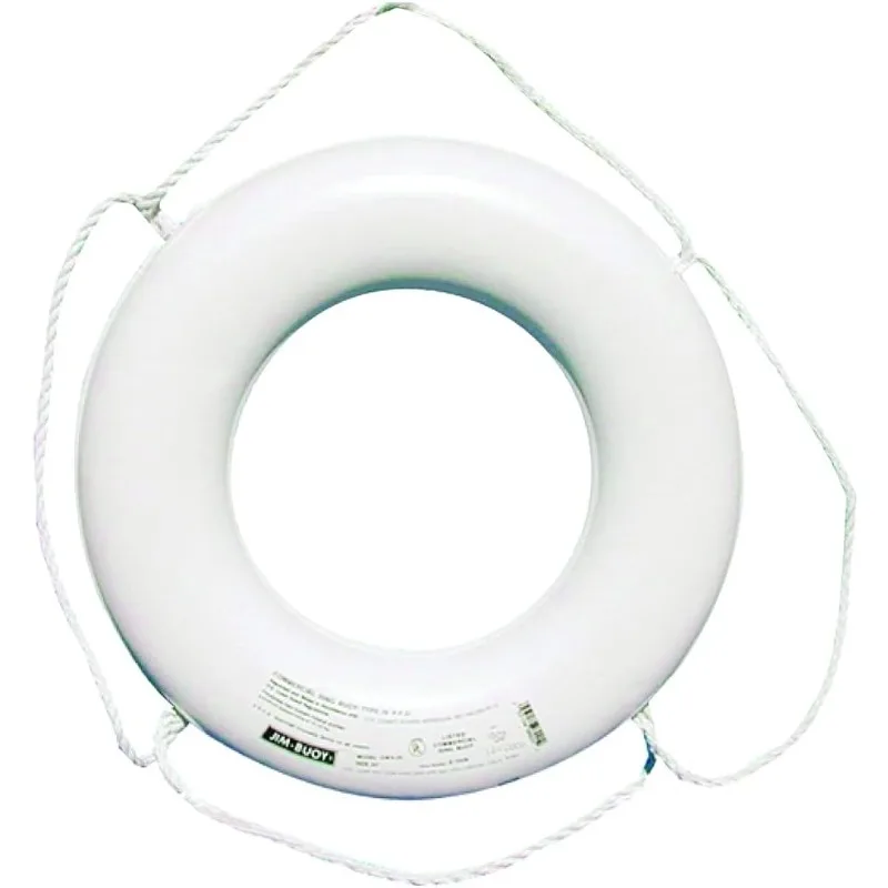 

JBW-X-24 JBX-Series Life Ring without Beckets - 24", White