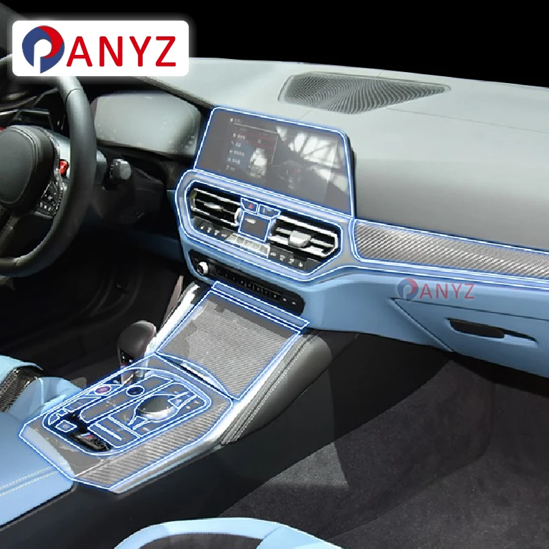Für BMW G82 M4 2021-2022 Auto Innen Film Dashboard klavier bord Shift mittelkonsole Anti-scratch transparent TPU Schutz