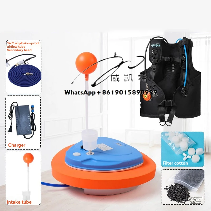 

Portable Rechargeable Scuba Diving Ventilator Waterproof Diving Snorkel Equipment 12M Diving Breathing Regulator