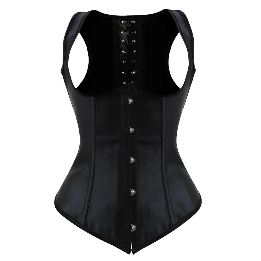 Gilet corsetto sottoseno con cinghie Lingerie gotica Body Shaper Vita Trainer Top bustier da donna sexy Taglie forti