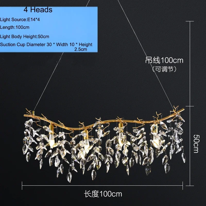 Round Crystal Ceiling Chandelier Luxury Gold For Bedroom Dining Living Room Kitchen Table K9 Crystal Hanging Chandelier Fixture