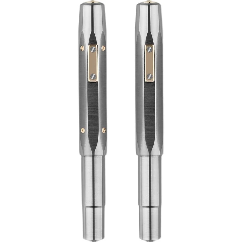 MoonMan RS1 – pointe allemande en alliage de titane exquise, pointe en or 14 carats octogonale courte en acier pour hommes et femmes, même stylo Iridium Premium