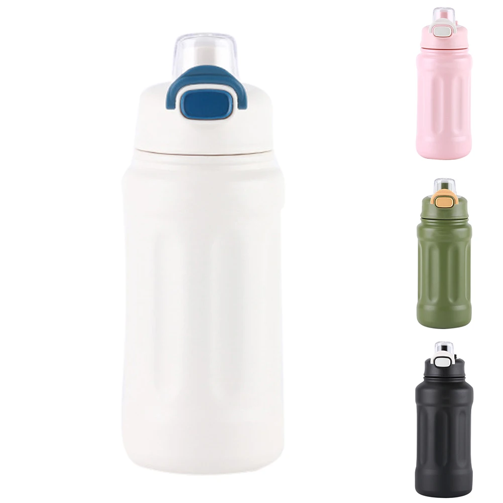 Water Bottle Wide Mouth Insulated Double Wall 316 Stainless Steel Large Sports Flask Keep Hot Cold 600ml 800ml 1000ml