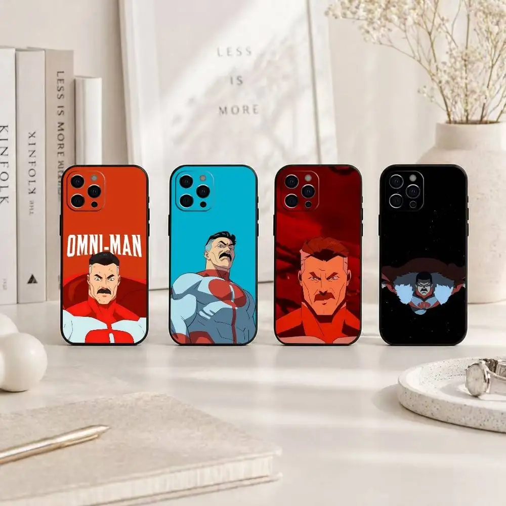 

I-Invincible O-Omni-Man Phone Case Silicone Soft For IPhone 17 16 15 14 13 12 11 X XR Plus Pro Max Plus