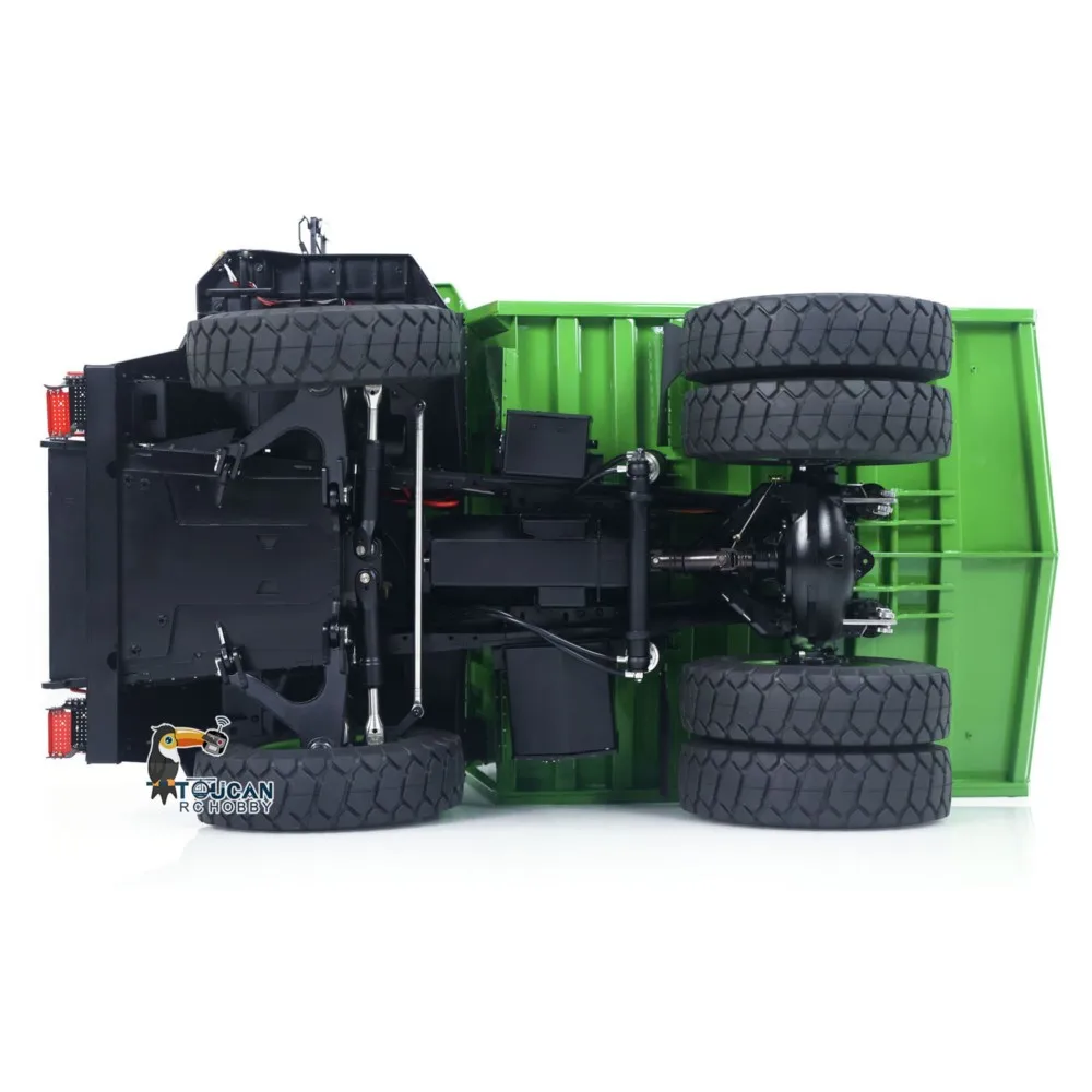 1/16 LESU Aoue R100E RTR Metal Hydraulic RC Mine Truck Mining Tipper Construction Cars PL18EV Lite Radio Dumper Vehicle Machine