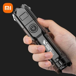 Xiaomi Ultra Bright Flashlight ABS Strong Light Focusing Led Flash Light Rechargeable Zoom Outdoor Multi-function Camping Torch