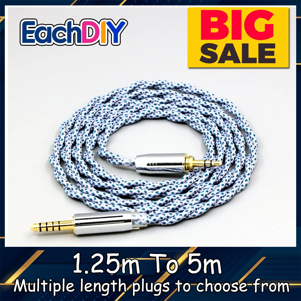 

99% чистый серебристый микс Графеновый OCC экранирующий кабель для наушников Ultrasone 900 Pro 2900 винтовой замок для наушников LN008673