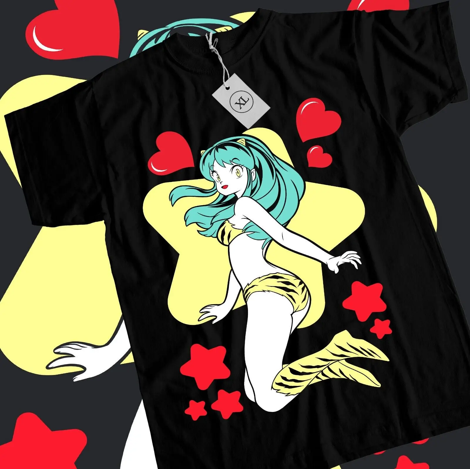 

Lum Urusei Yatsura T-Shirt Darling No Baka Girl Kawai Anime Girl Shirt All Size