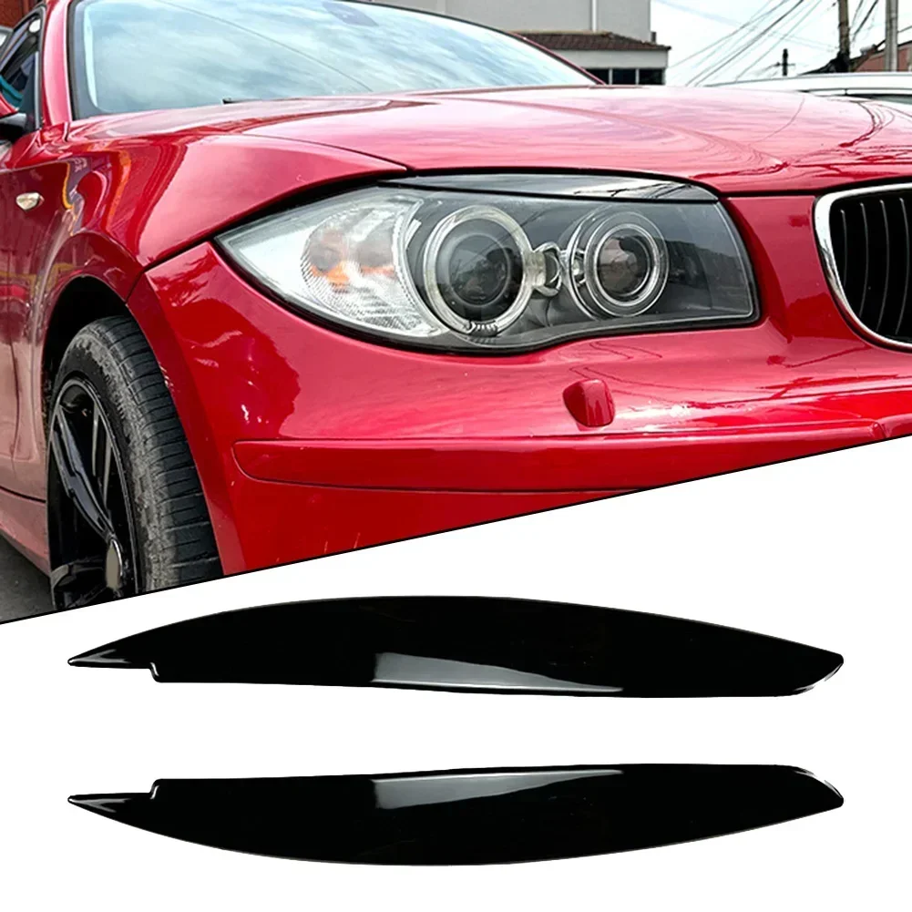 Modificate Wind Blade Carbon Fiber Pattern Bumper Wind Blade Carbon For BMW 1 Series E87 E88 E81 E82 Eyelids Brows 2008-13