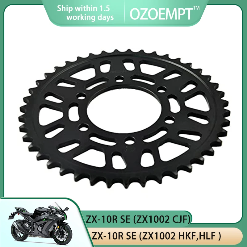 

OZOEMPT 525-39T Motorcycle Rear Sprocket Apply to ZX-10R (ZX1000 RHFA,EKFA,ELF) Ninja KRT ABS,SE (ZX1002 CJF),(ZX1002 HKF,HLF )