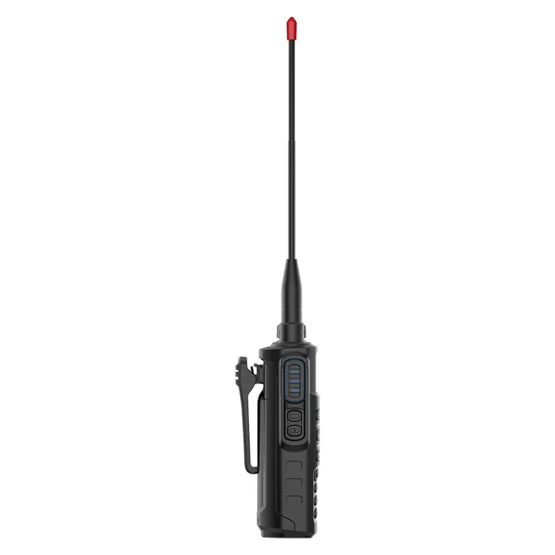 BFDX 5W 10KM BF-SC500UV Walkie Talkie VHF UHF Dual Band Transceptor de rádio portátil versão de ganho com antena longa