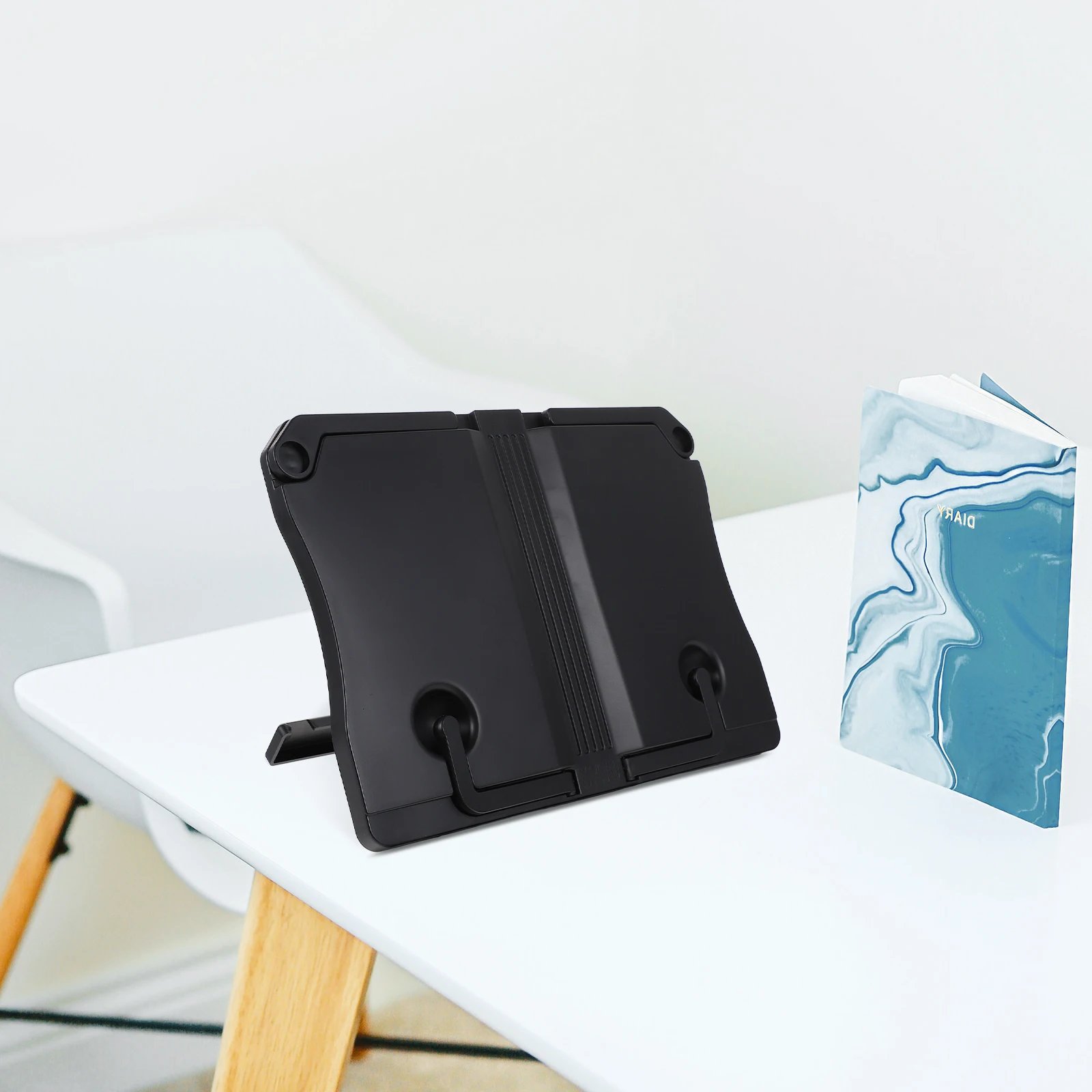 

1pc Adjustable Reading Rack Book Stand Holder Desktop Bookshelf Bracket for Office Home Library Study Student Ergonomic