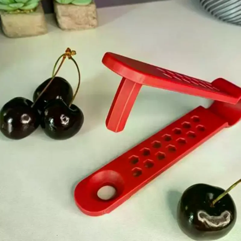 New 3D Printed Cherry Pitter Easy-to-Use Fruit Corer Seed Remover For Cherries For Cherries, Olives, And More, Kitchen Gadget
