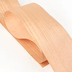 20x230cm Natural Red Walnut DIY Decorative Furniture Wood Veneer, Handmade Speaker Guitar Veneer Renovate 0.2MM