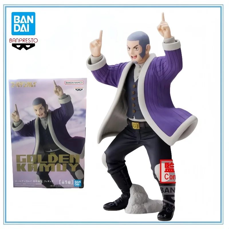 

BANDAI в наличии, натуральная коллекция BANPRESTO Golden Kamuy Yoshitake Shiraishi, серия, модель персонажа из мультфильма, украшение