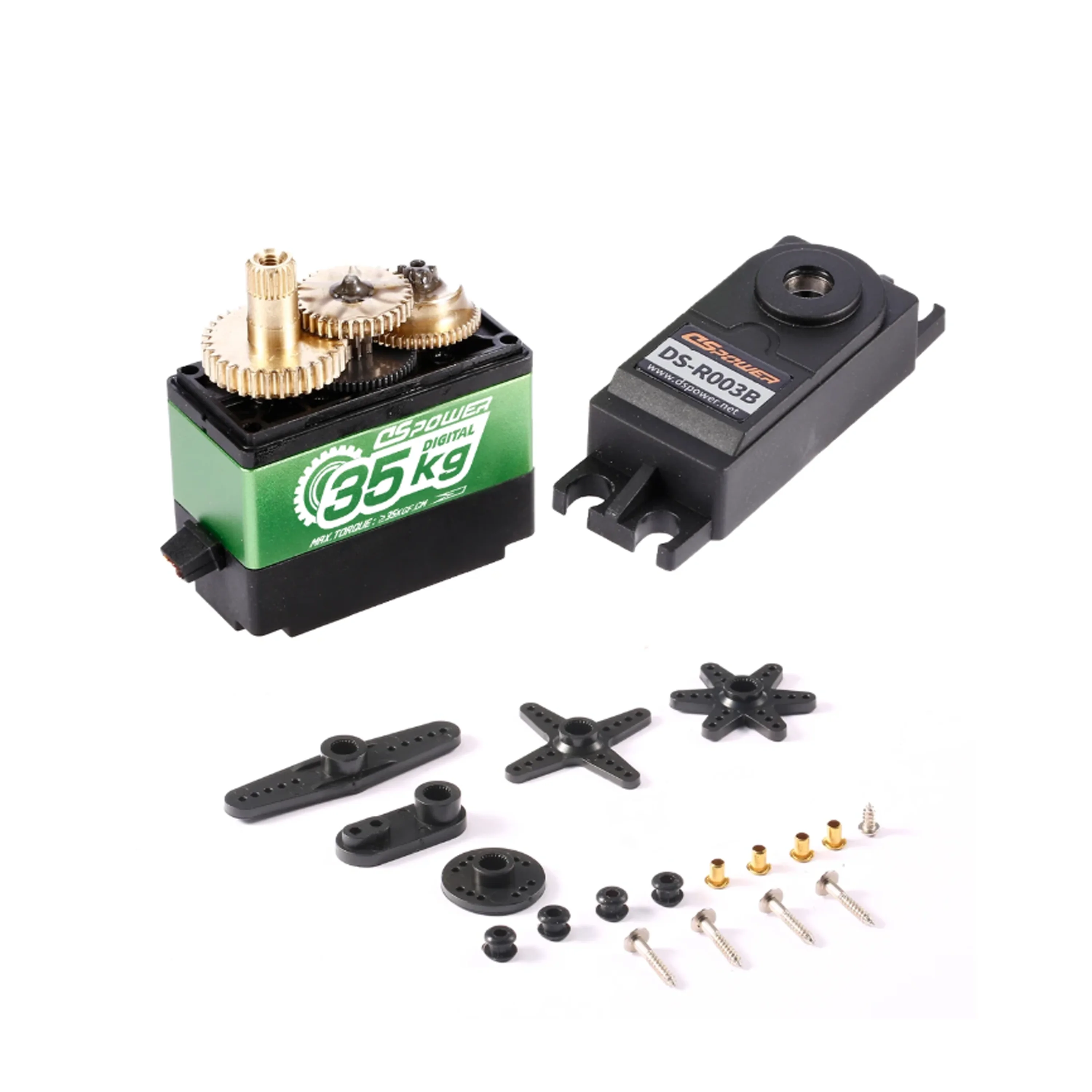DSpower 35KG 8,4V Digital Servo Metallgetriebe Wasserdichter Servo für 1/8 1/10 TRX4 TRX6 SCX10 Arrma Mojave 104001 Slash Maxx RC Auto