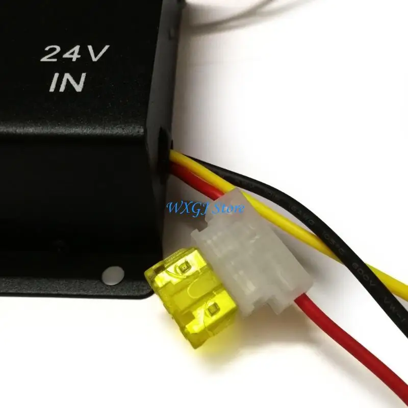 37JE 45A Power Converter For Trucks 24V To 12V Electrical Supply With Memory Function For Vehicle Electrical Systems Easy Use