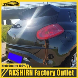 Big Spoiler For FIAT BRAVO Spoiler 2006 to 2016 high quality carbon fiber glossy black DIY color Spoiler BRAVO II Spoilers