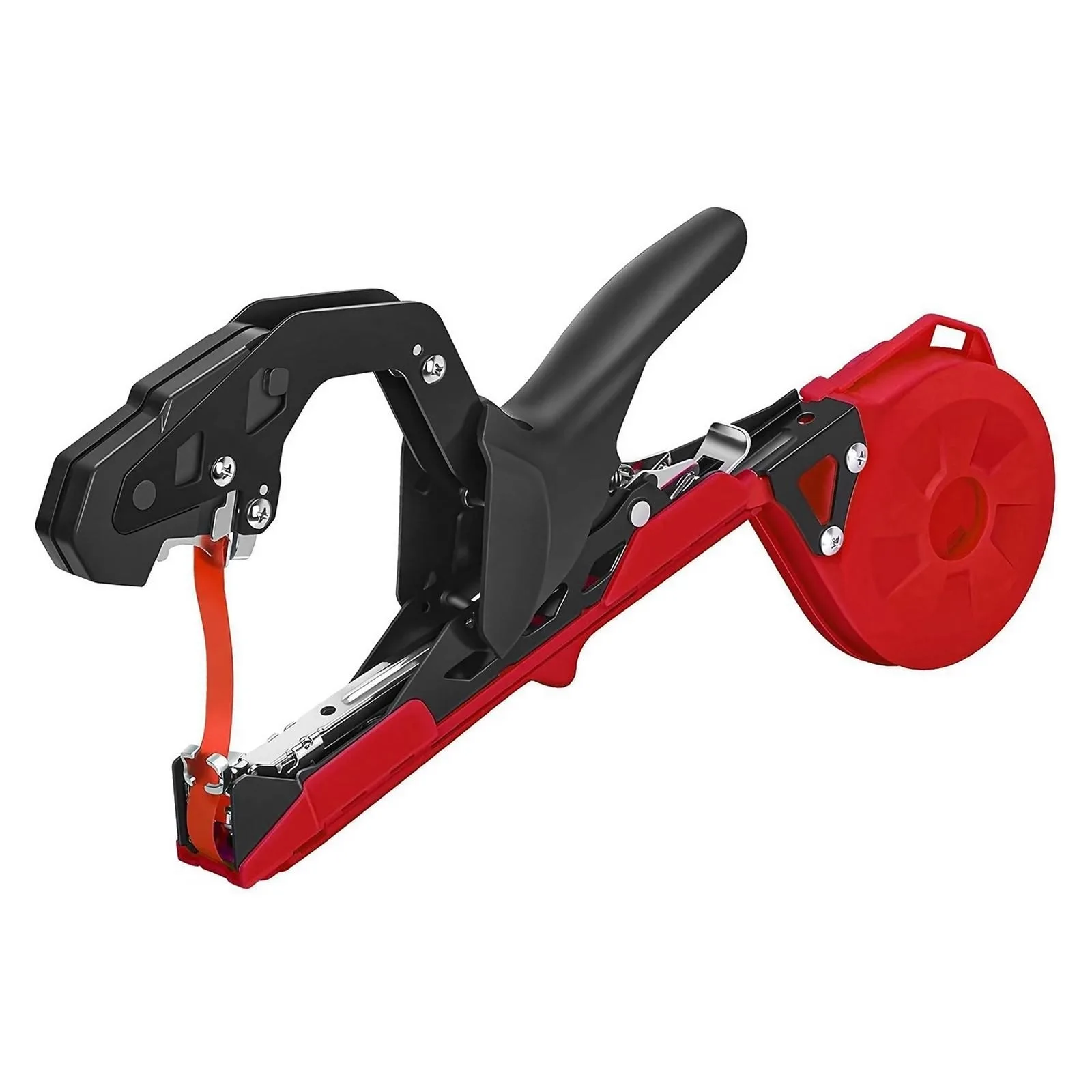 Plant tying machine for quickly tying tomato and grape vines; gardening tape tool suitable for gardeners and farmers