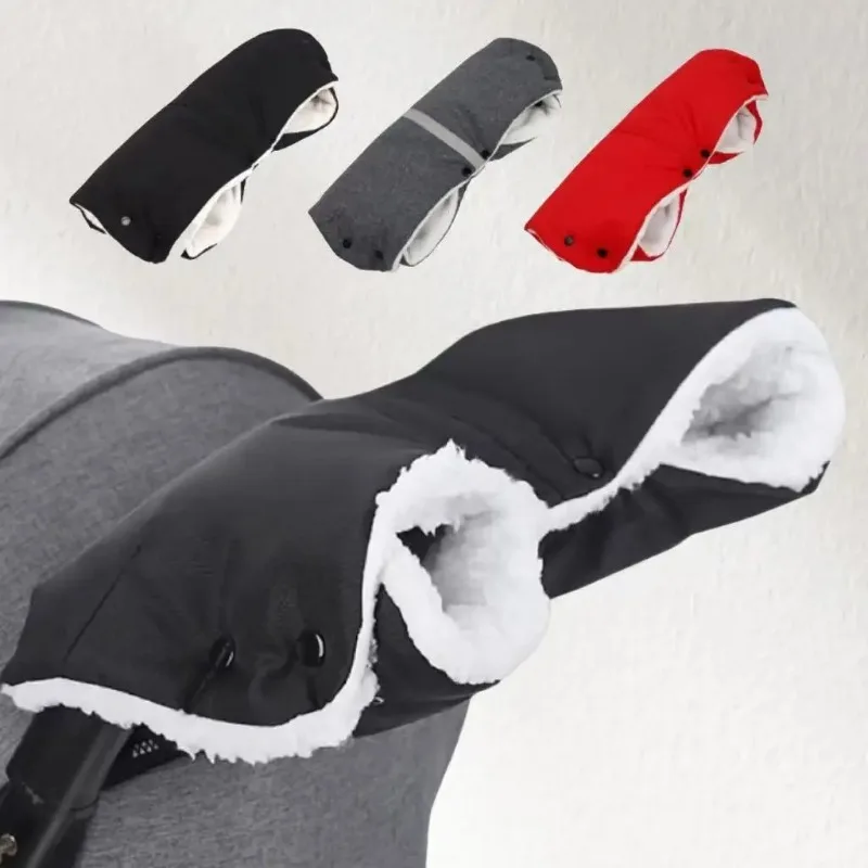 

Перчатки для детской коляски Толстая и теплая сумка для коляски Детская коляска морозостойкие перчатки Детская коляска уличная ветрозащитная дорожная нужна