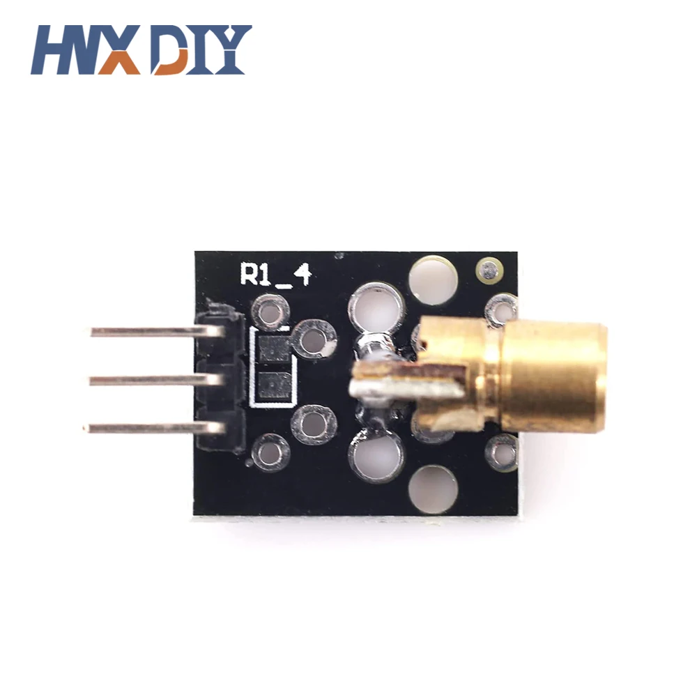 5Pcs/KY-008 650nm Laser Sensor Module 6Mm 5V 5Mw Rode Laser Dot Diode Koperen Hoofd voor Arduino