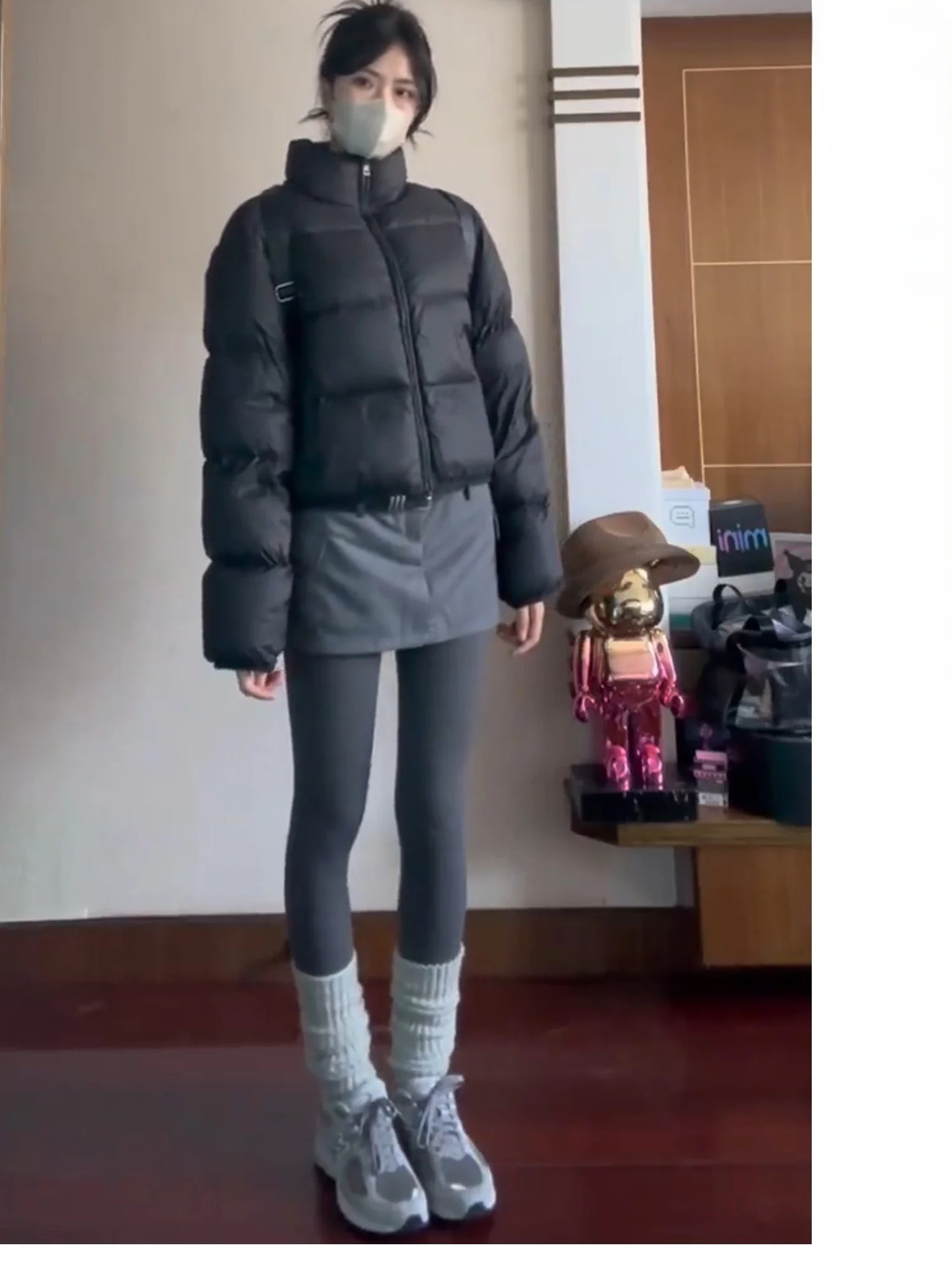 Pantaloni da yoga Extra Lunghezza Donna Fluff Lace Floccaggio Club Sensazione aderente Fodera ricamata Aspetto setoso Peluche Sette Comfort Shine