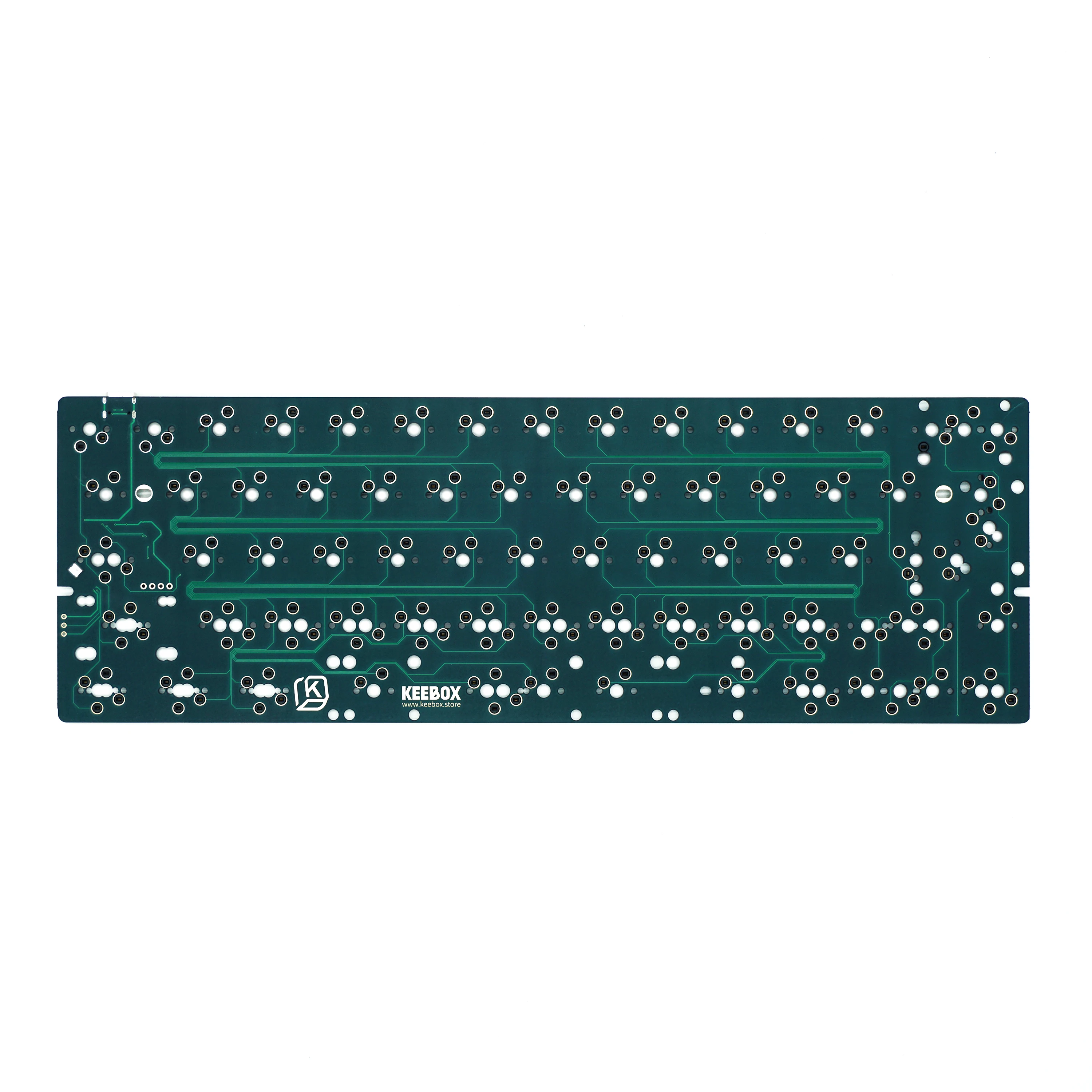 Keebox60 Y 및 R6095 60% 레이아웃 PCB R2 핫 스왑 PCB 지지대 GH60 레이아웃 HHKB 레이아웃 PCB 핫 스왑 PCB