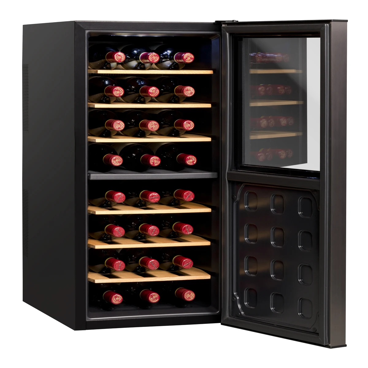 Newest Style Good Reputation Low Energy Consumption 24 Bottles Dual Zone Wine Cellar For Home Use