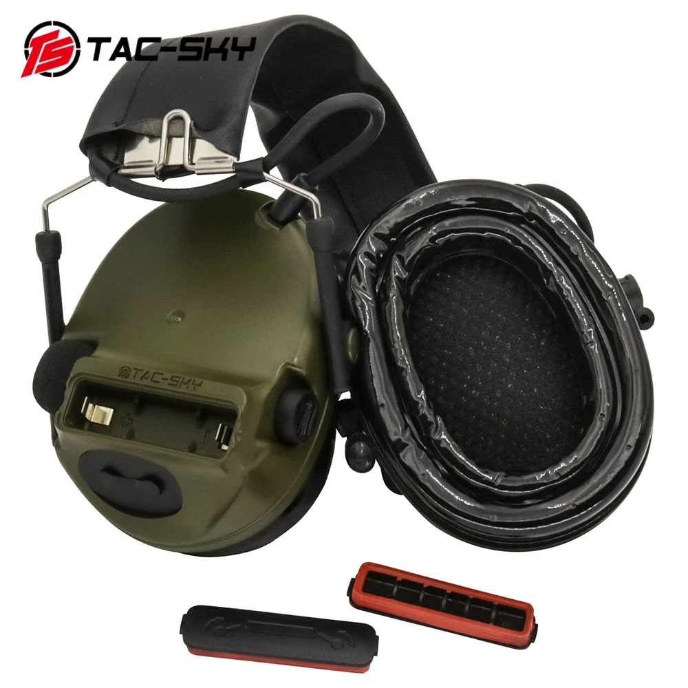 TS TAC-SKY COMTA XPI Wireless No-Mic Tactical Electronic Noise-Canceling Pickup Hearing Protection Tactical Headset C3 Headset