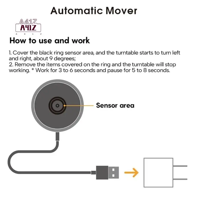

A41Z-Mouse Jiggler Mouse Shaker Mechanical Mouse Mover Automatic Running For Laptop Screen Anti-Sleep Undetectable