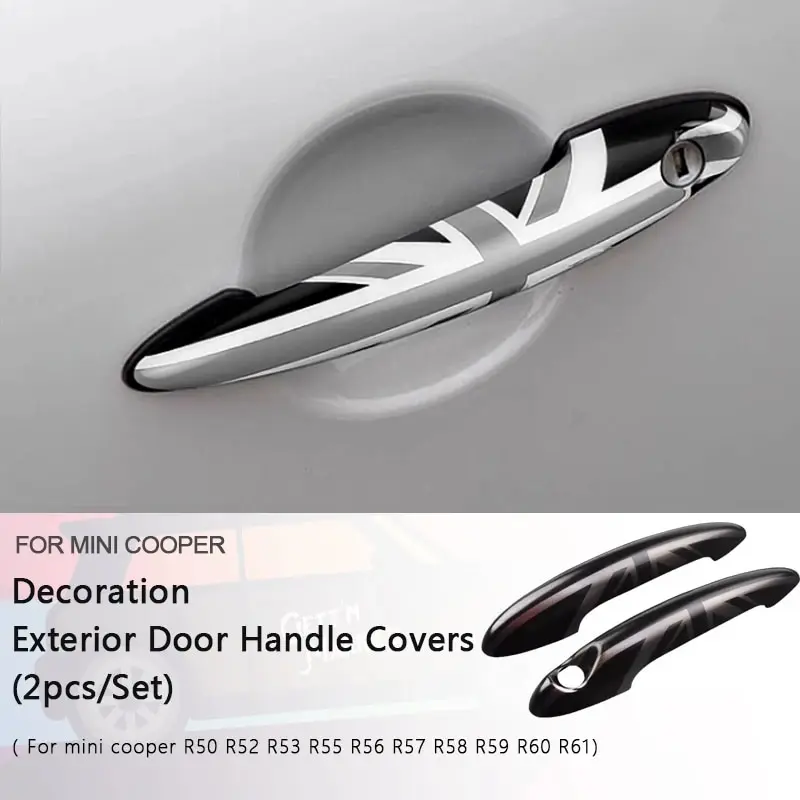 Car Door Handle Cover Trim Car Accessories For MINI Cooper R50 R52 R53 R56 R57 R58 R59 R60 R61 Clubman JCW