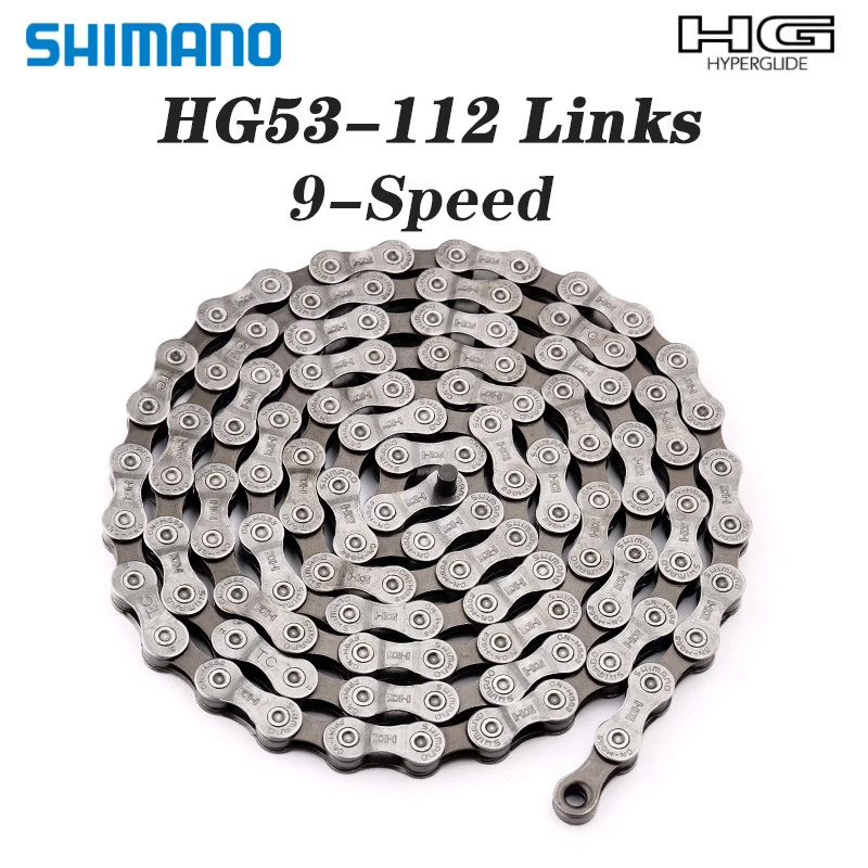 Shimano CAPREO HG53 9 Speed MTB Chain 112 Links Mountain Bike 9S Chains Bicycle 9V Current Cycling Parts