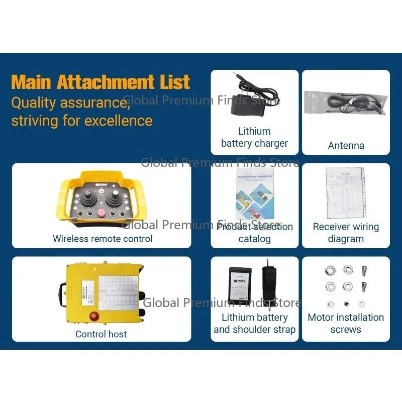 5km Range IP68 Drill Rig Remote Control Hydraulic Proportional Anti-Interference 20ms Response