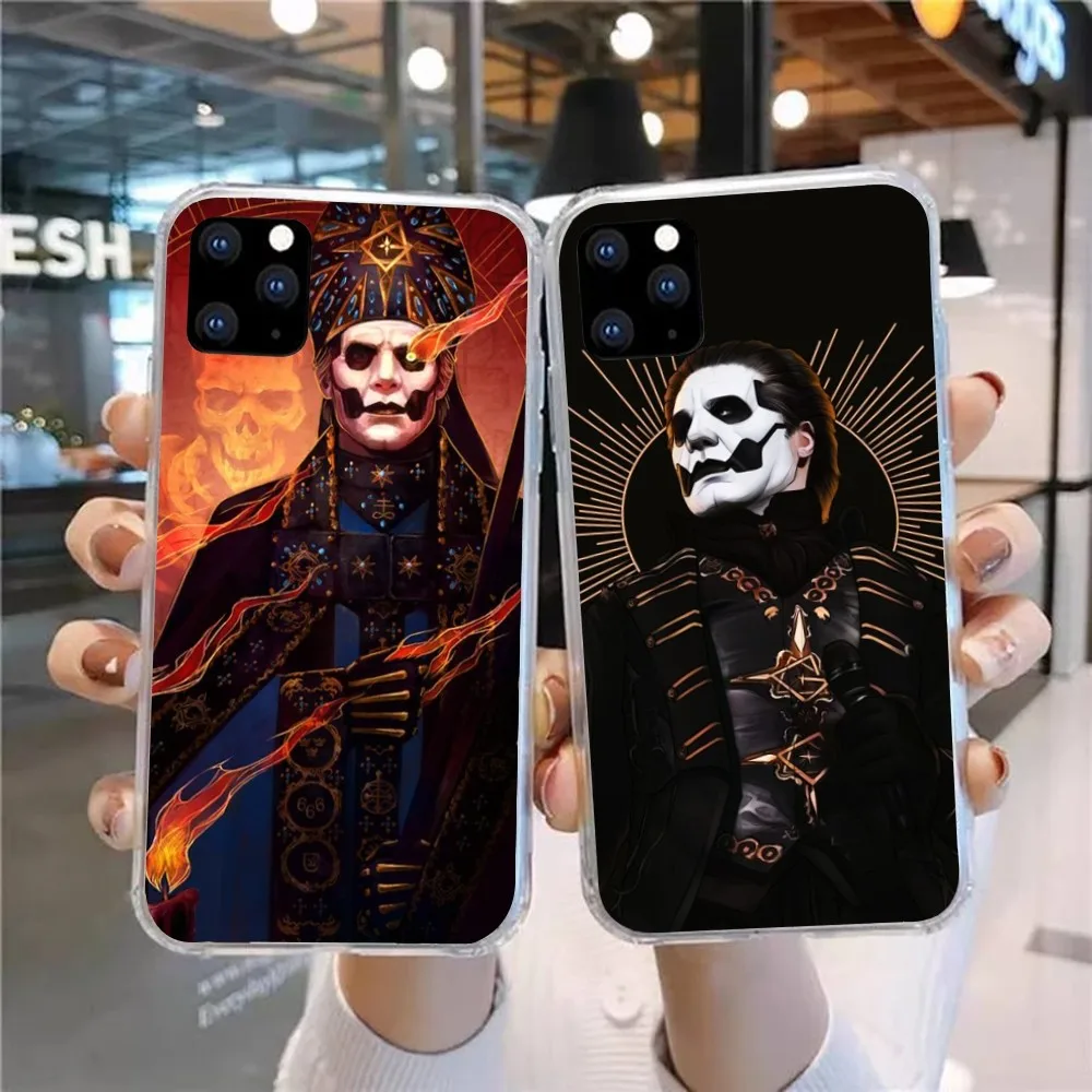 Ghost Fashion Mobile Cell Phone Case for Huawei P50 P40 P30 Pro Mate 40 30 Pro Nova 8 8i Y7P Honor Clear Phone Cover Funda