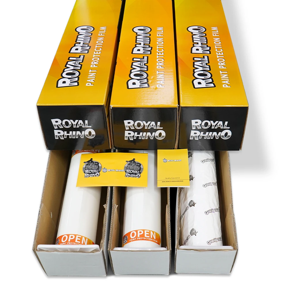 

ROYAL RHINO 8.5mil Anti Scratch Heat Repairing Car Full Covering Body Clear Self Healing TPU PPF Paint Protection Film