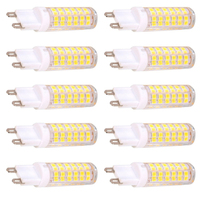 1- 10PCS Super Bright G9 LED Light Bulb 6W 9W 12W 15W 220V Lamp Constant Power Light LED Lighting G9 2835 SMD Bulbs