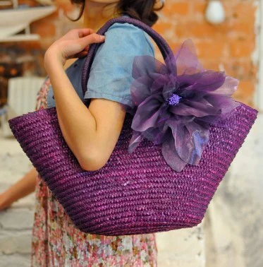 Straw Bag  New Hot Summer Fashion Beach Bags Woven Light Material Women Bag  A1139