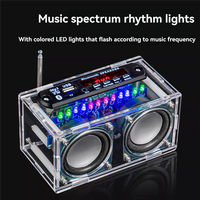 M13KDIY Bluetooth Speaker 87.5-108MHZ FM Radio Stereo DIY Kit Bluetooth Speaker DIY Kit FM Radio Soldering Practice Kit