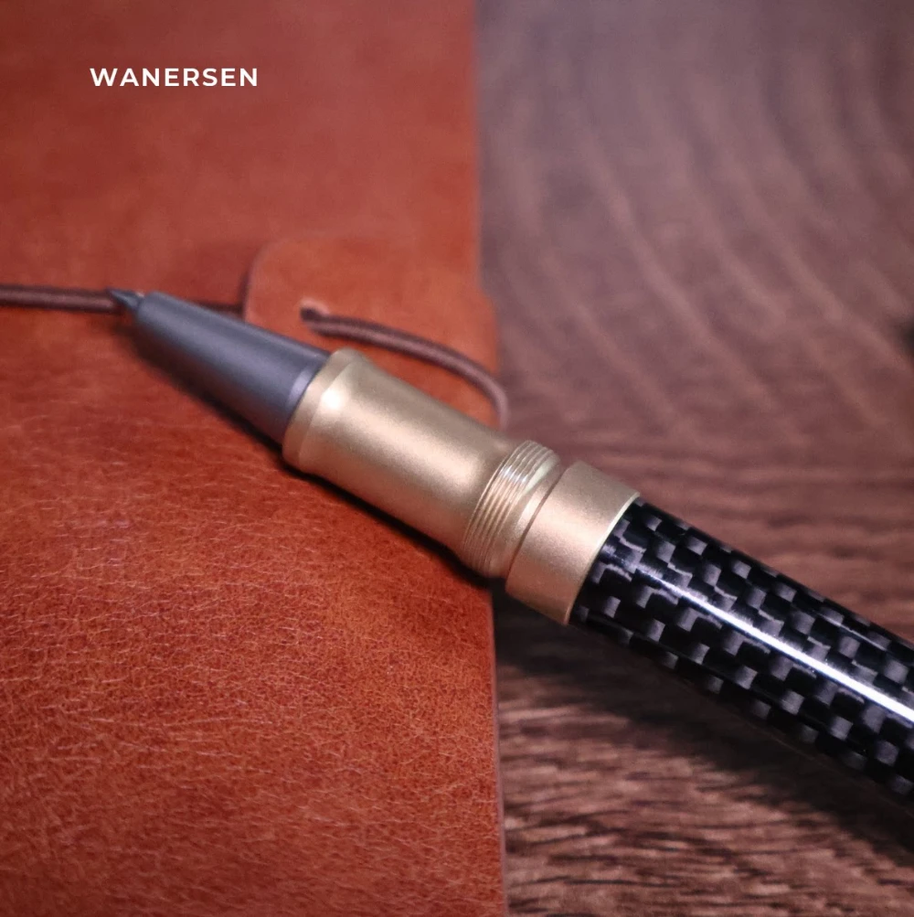WANERSEN TC4 Titanium Alloy Business Pen, Tactical Pen Multi-functional EDC Self-defense Pen