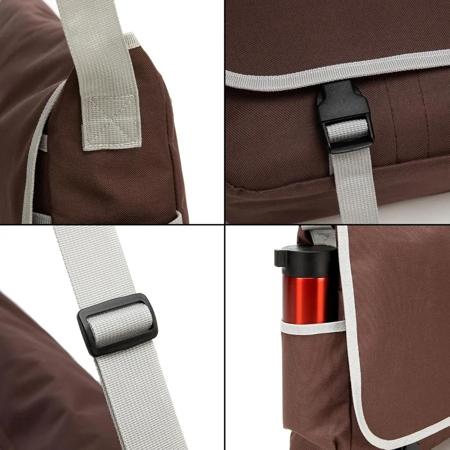 다양한 주머니와 가벼운 디자인을 갖춘 예술가들을 위한 유화 가방 메신저 백은 예술 포트폴리오를 휴대하기에 이상적입니다.