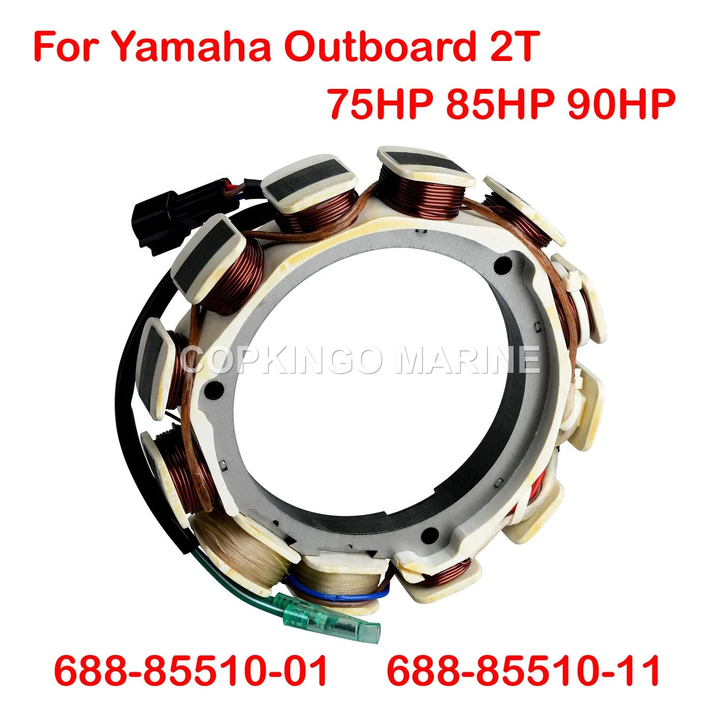 

Boat Outboard Stator Coil 688-85510-01 For Yamaha Outboard Engine Motor 2T 75HP 85HP 90HP