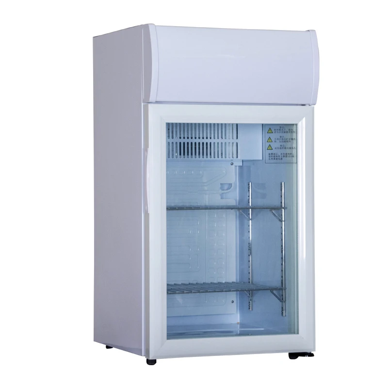 Vanace Logo Custom 55 Liter Single Door Table Top Commercial Small Bar Refrigerator Compressor Mini Fridge for Commercial