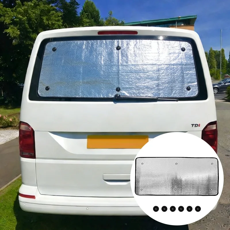 For Vw T6 Transporter Hatchback Rear Window Sunshade Heat Insulation Sunshade Blackout Curtain RV Motorhome Interior Accessories