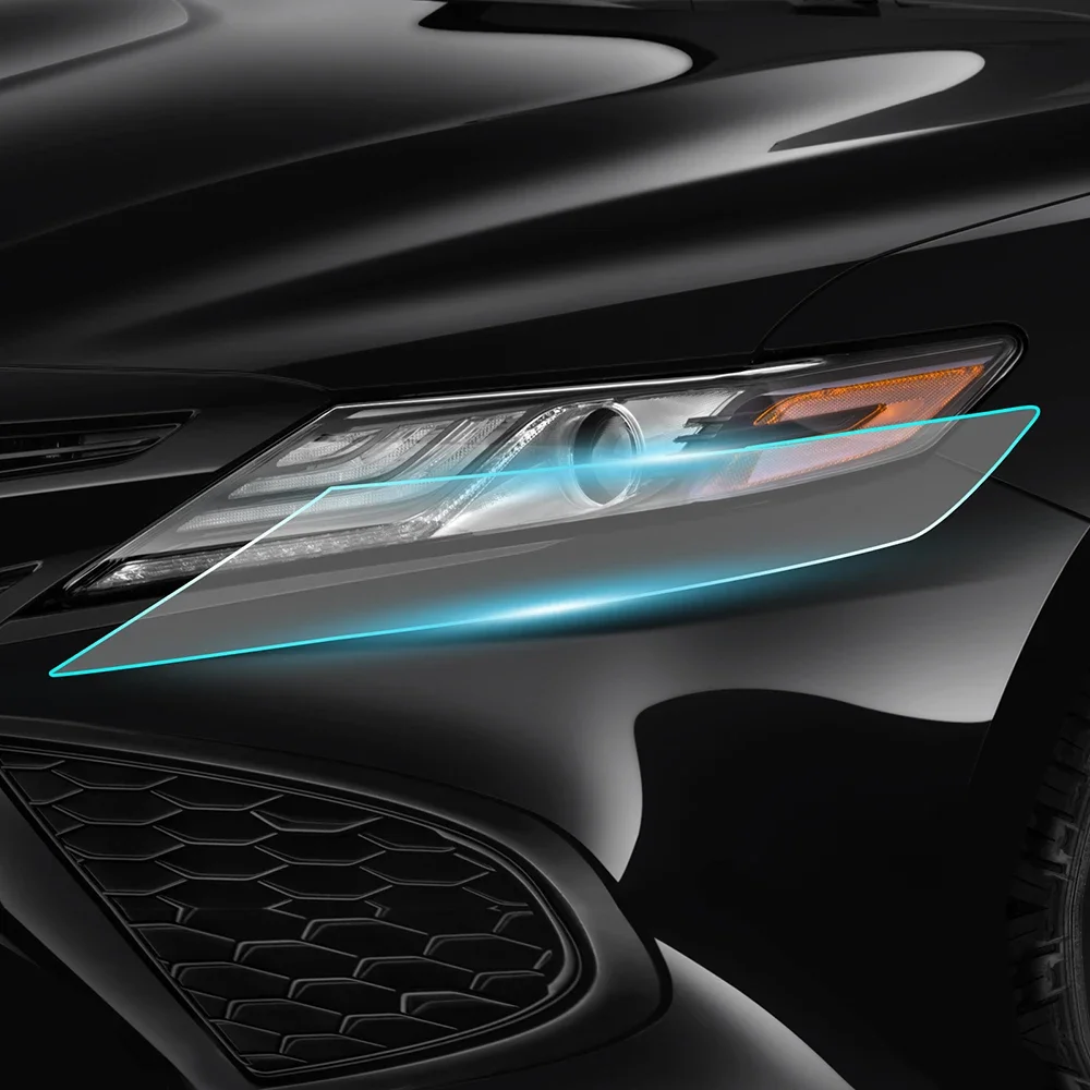 

For Toyota Camry SE XSE 2021-2024 TPU Headlight Film Precut Paint Protection PPF Clear Bra Transparent Accessory