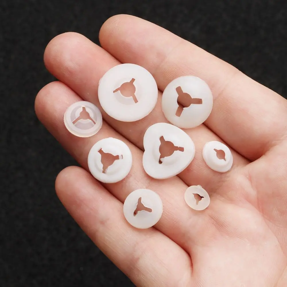 Back for Bear Accessories Unisex    Animal  Plastic Safety Eyes Round Gaskets Washers  Nose Washers