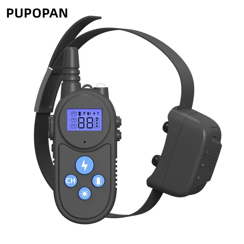 Dog Training Collar Dog Trainer Barking Stop Electric Shock Collar Pet Supplies Intercom Trainer